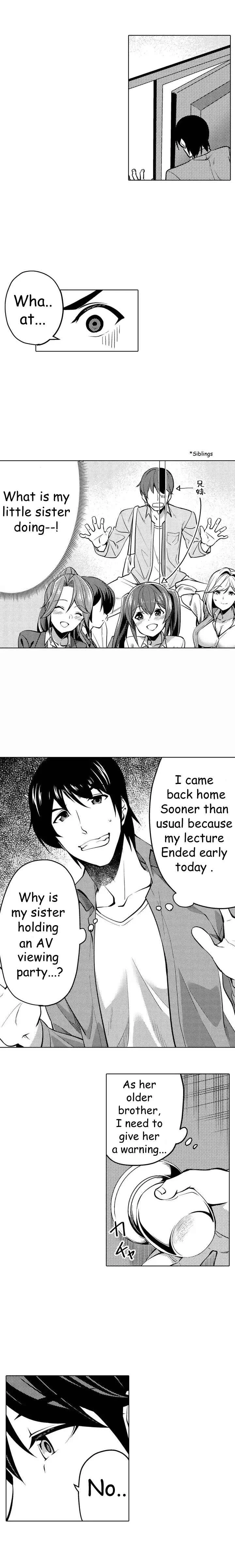 Ii kara Hayaku... Sex shiyo? - AV Kanshou-chuu ni Kossori to Nukedashite Kita Imouto no Tomodachi to... Chapter 1 - Page 4