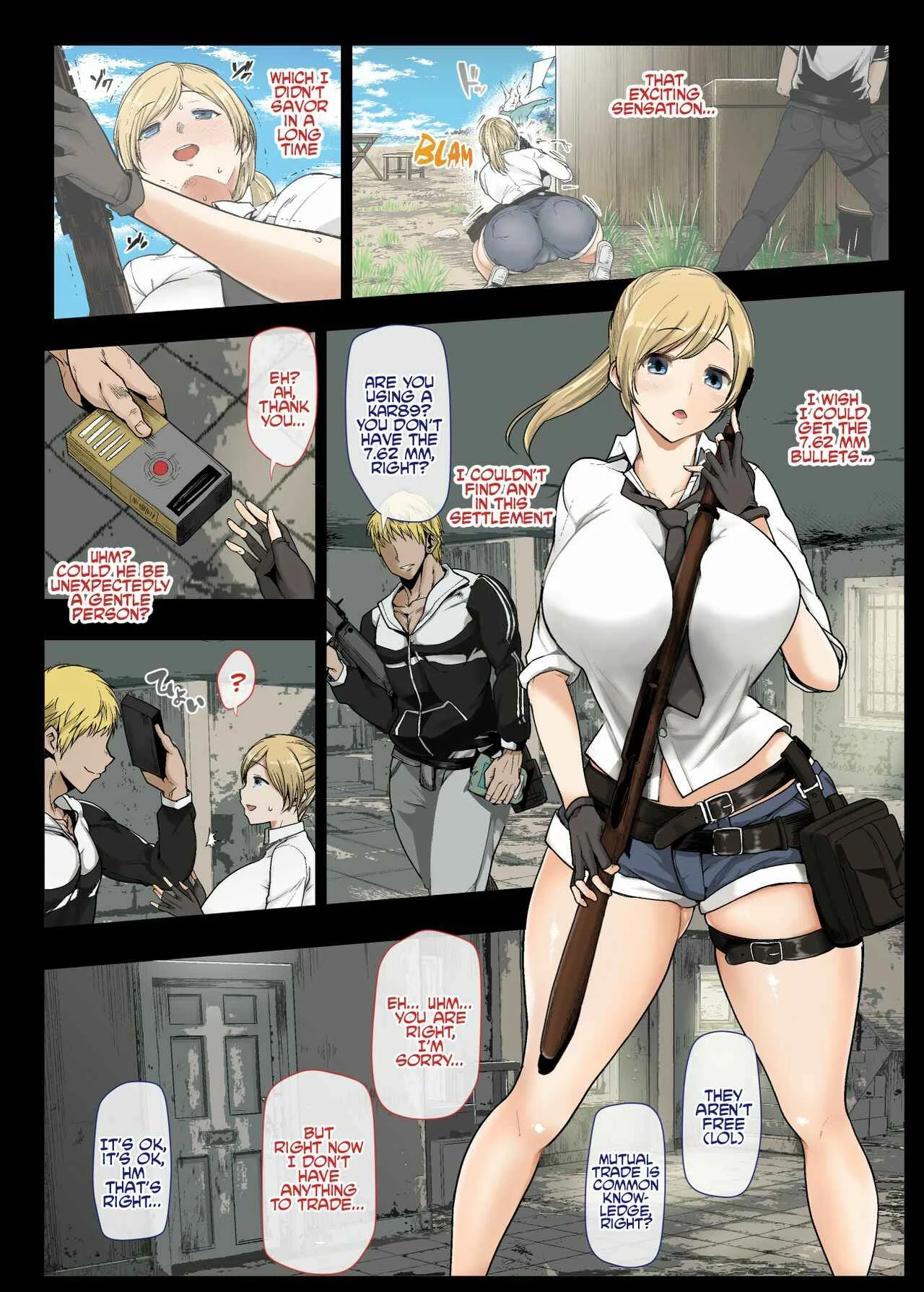 Indecent Win With a Female College Student Chapter 1: Oneshot - Page 8