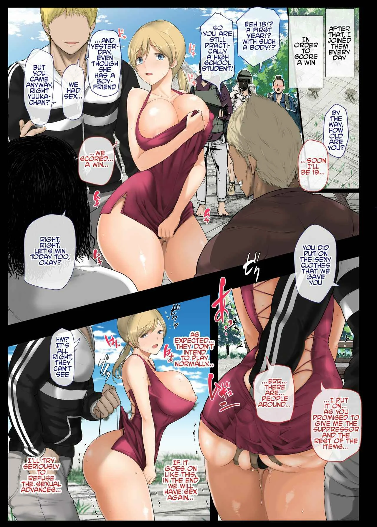 Indecent Win With a Female College Student Chapter 1: Oneshot - Page 31