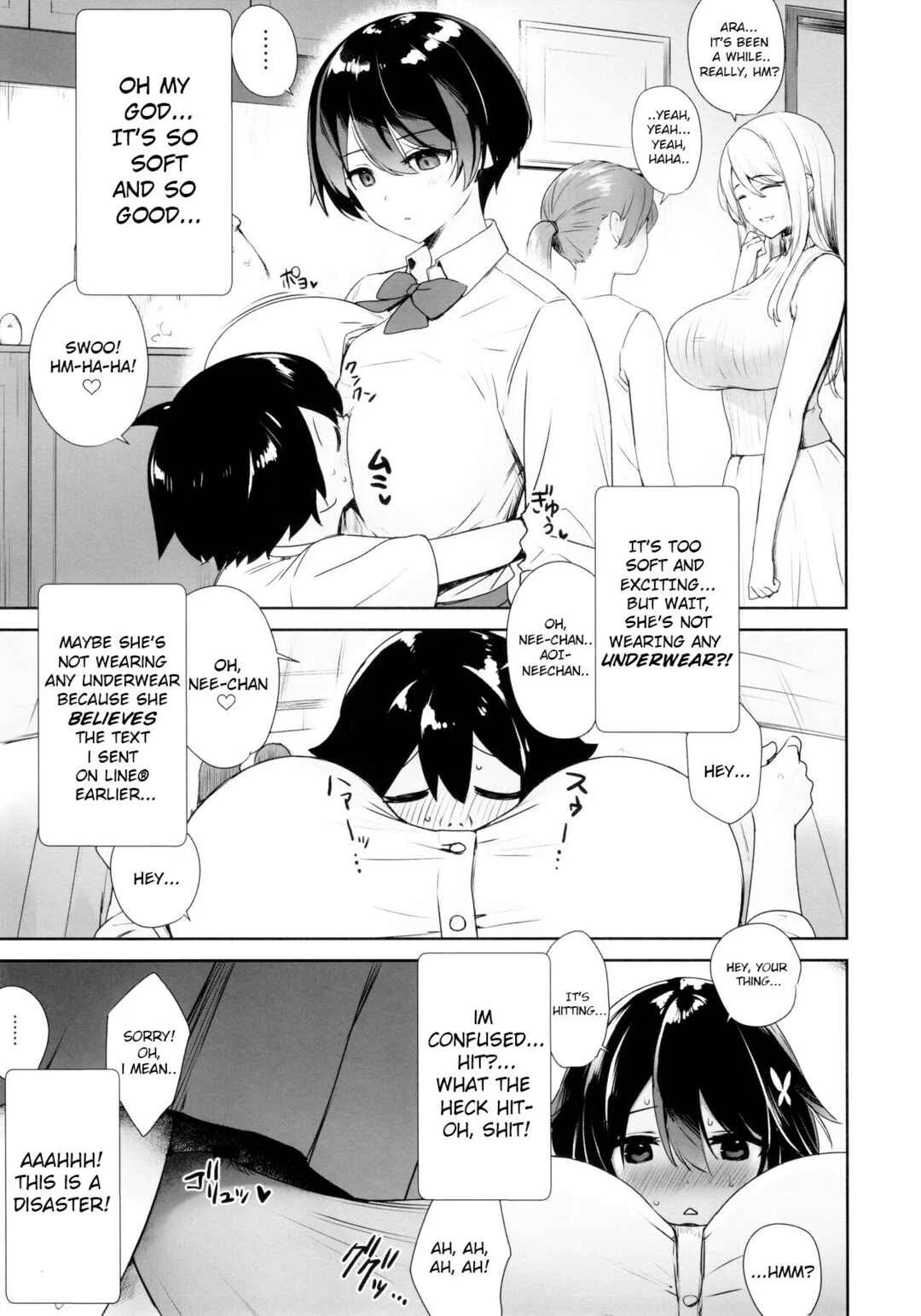 Itsumo No-pan No-bra na Mukanjou Onee-chan no Shikyuu ni Ippai H na Koto (Osekkyou) o Shite Boku no Mono ni Suru Hon Chapter 1 - Page 4
