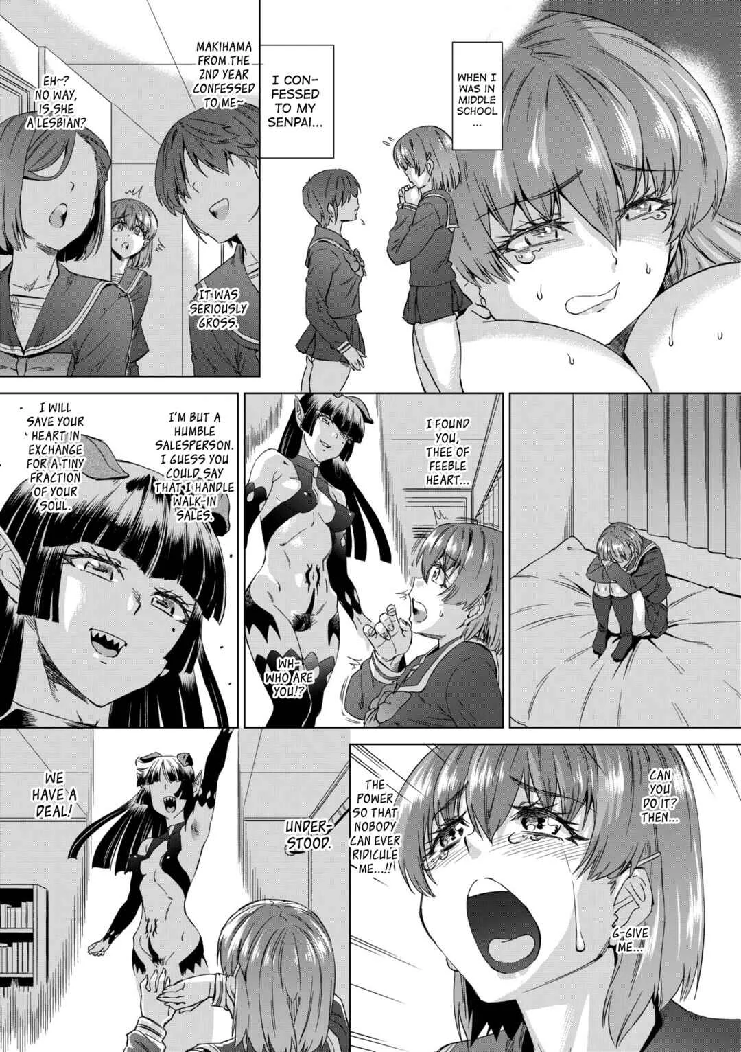 Jagan no Saimin Inryoku de Seitokai Les Joshi-tachi no Shojo o Kyousei Rape!! Chapter 5: Virgin break!! Jashin-san 5 - Page 21