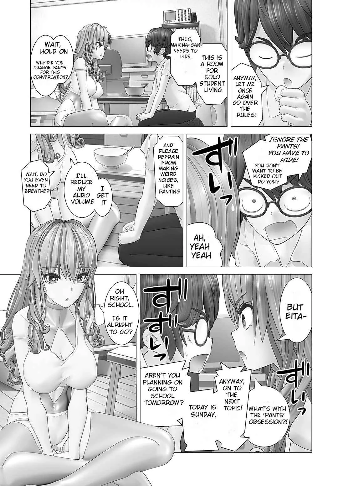 Kakushite! Makina-san!! Chapter 3: Makina-san Acquires A Uniform - Page 9