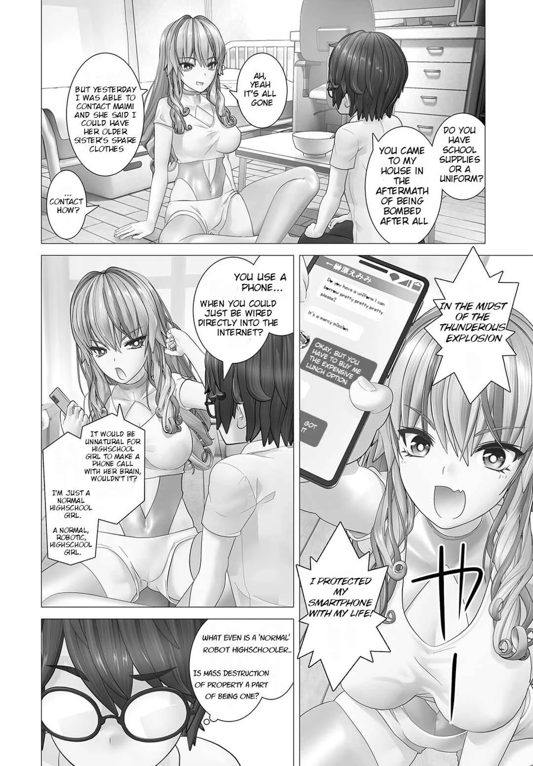 Kakushite! Makina-san!! Chapter 3: Makina-san Acquires A Uniform - Page 10
