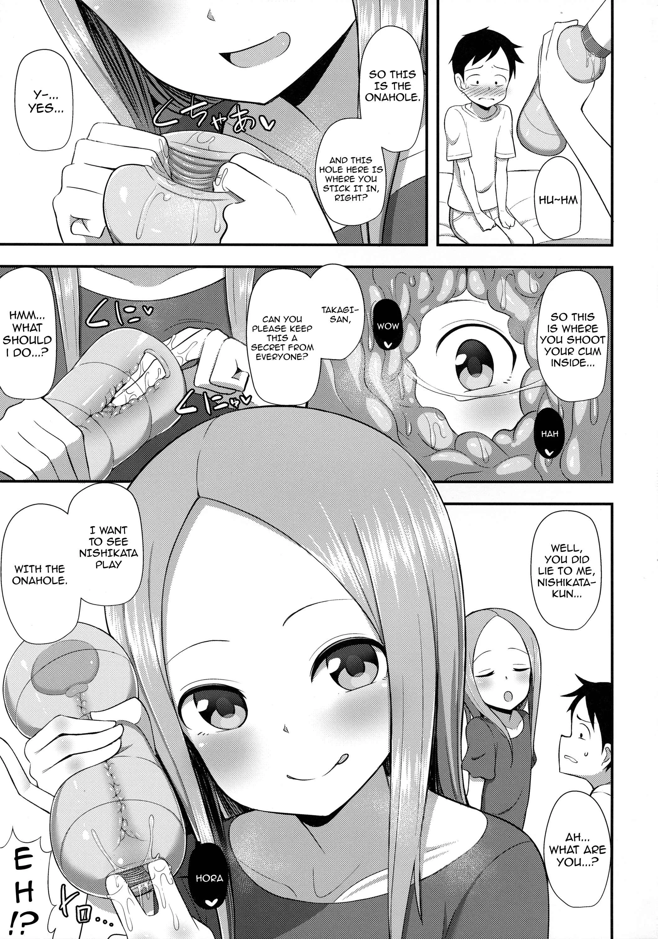 Karakai Jouzu no Takagi-san - Takagi-san to Onahole (Doujinshi) Chapter 1 - Page 4