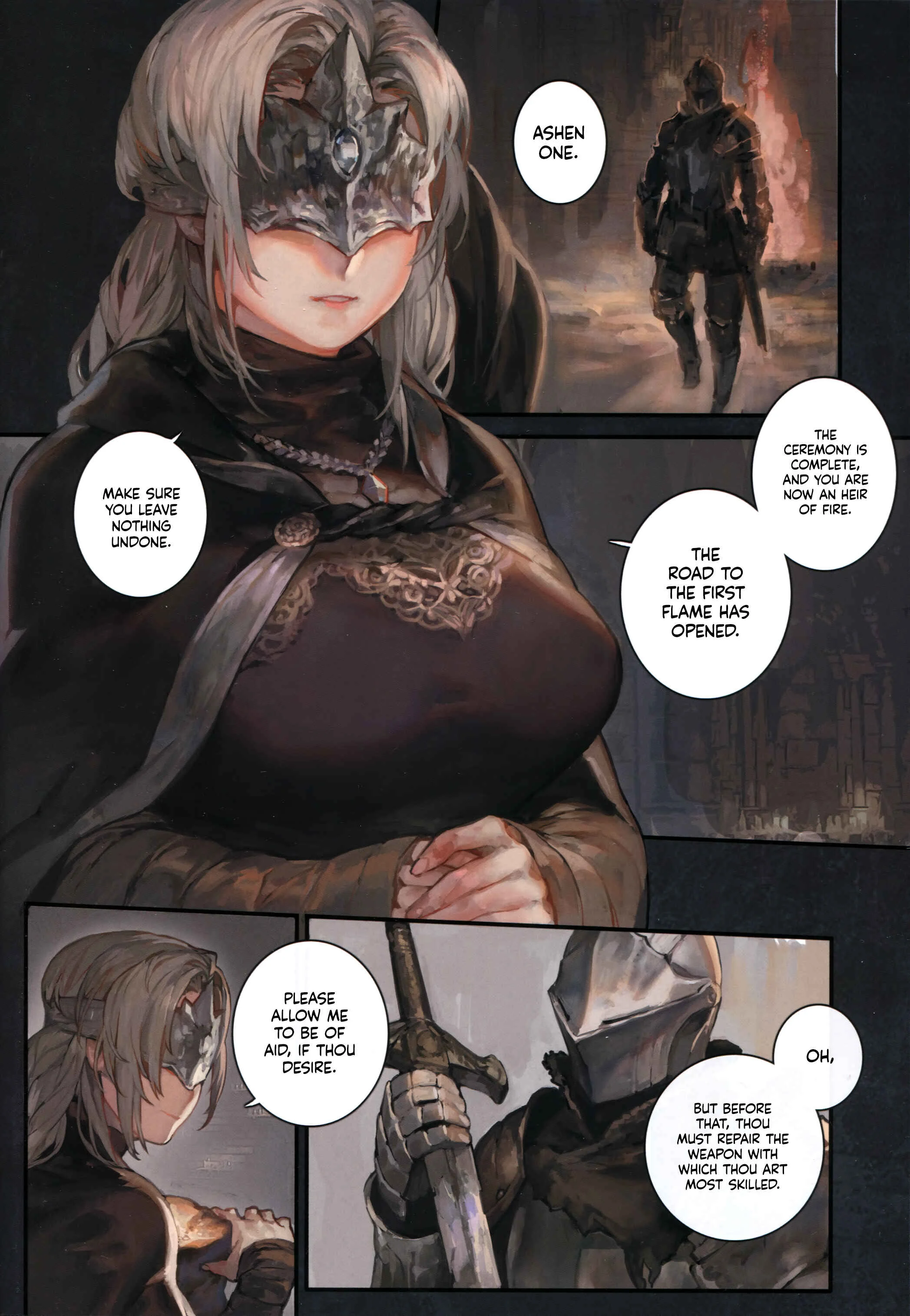 Kasuka na Nukumori - DARK DESIRE (DARK SOULS III) Chapter 1: Oneshot - Page 1