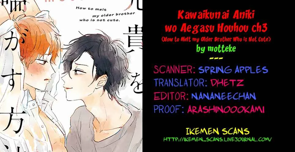 Kawaikunai Aniki o Aegasu Houhou Chapter 3 - Page 2