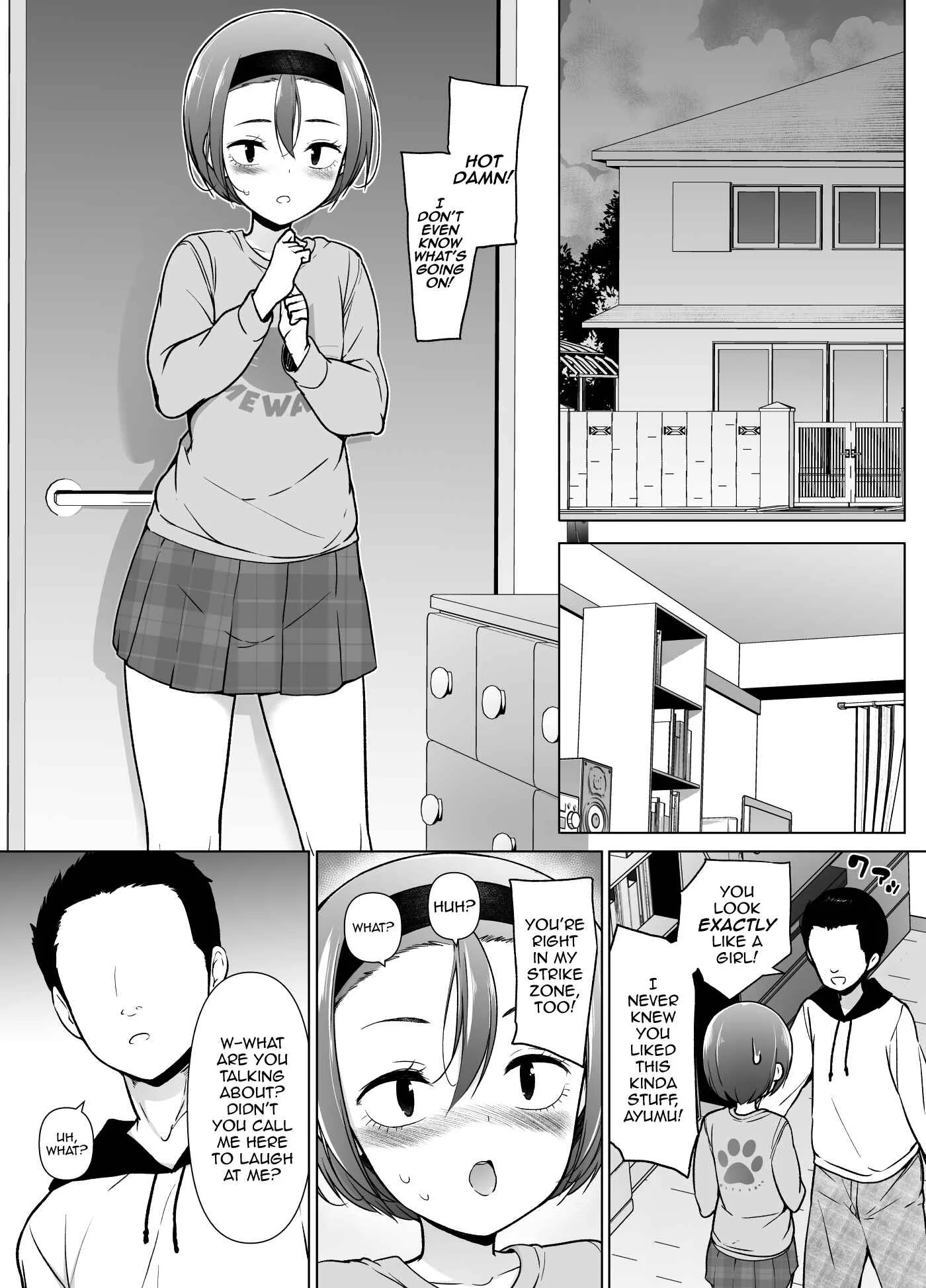 Keikaishi Takame no Josou-kko ga Doukyuusei ni Iiyora Rete Etchinakoto Shi Chau Ohanashi Chapter 1: Oneshot - Page 12