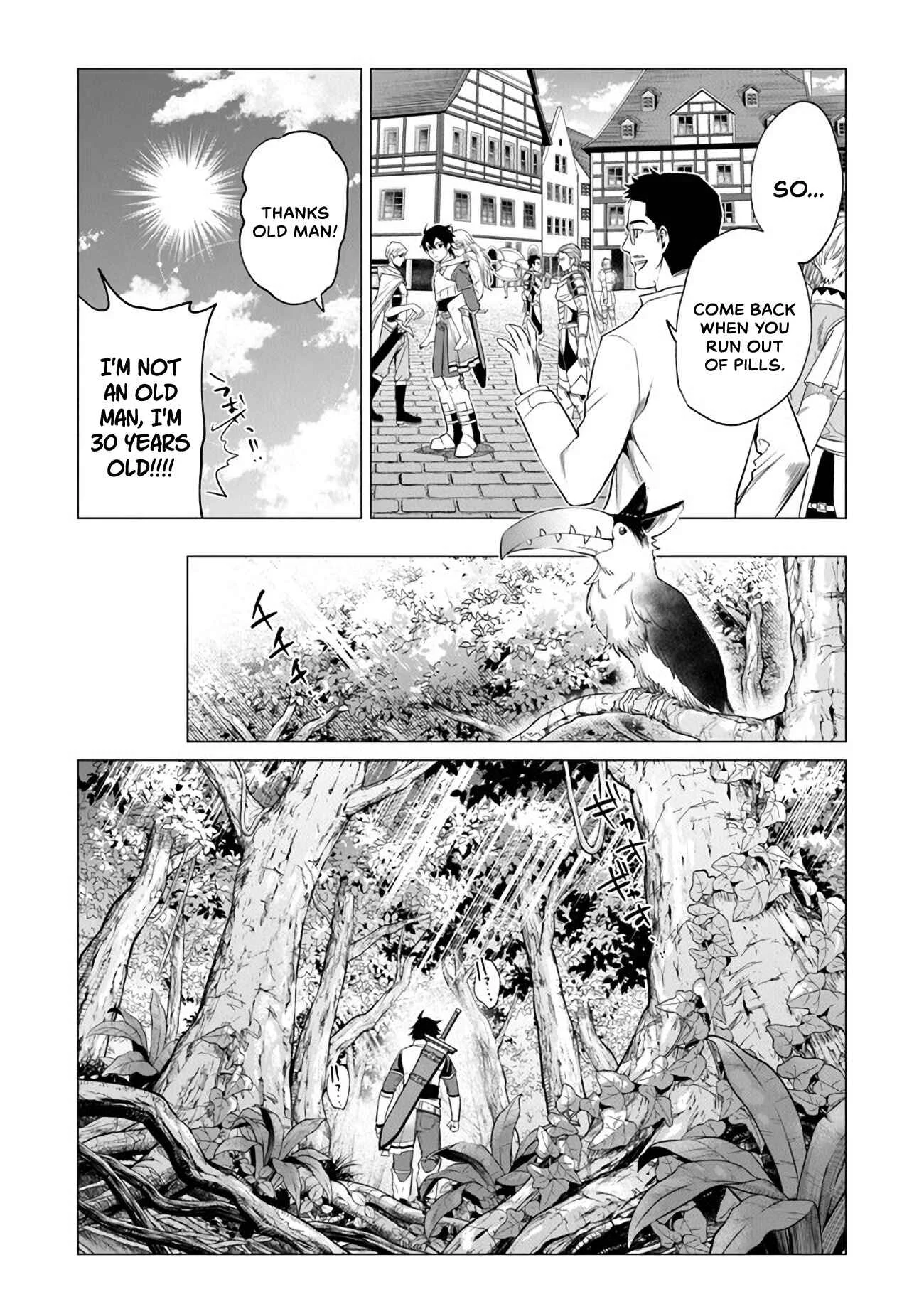 Keikenchi Chochiku de Nonbiri Shoushin Ryokou: Yuusha to Koibito ni Tsuihou Sareta Senshi no Mujikaku Zamaa Chapter 1 - Page 31
