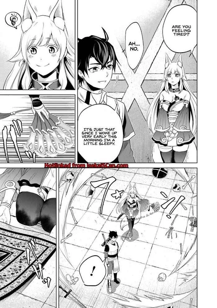Keikenchi Chochiku de Nonbiri Shoushin Ryokou: Yuusha to Koibito ni Tsuihou Sareta Senshi no Mujikaku Zamaa Chapter 4: Chapter 4 - Page 14