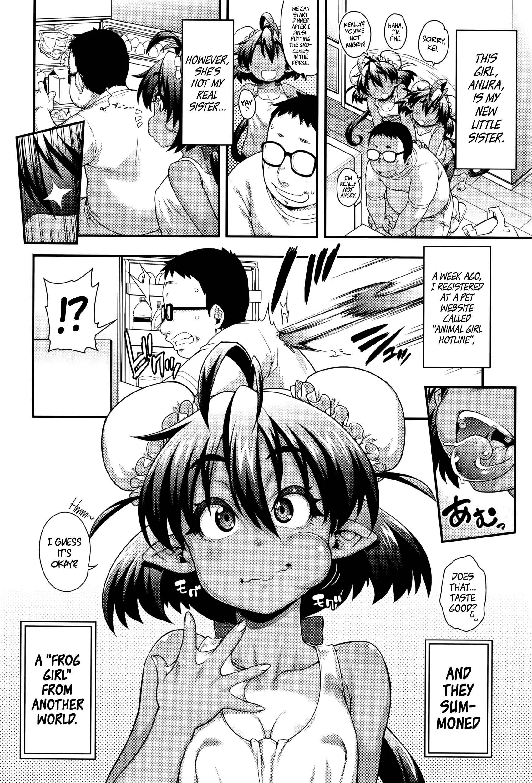 Kemonokko Tsushin Chapter 3: Frog Girl Anura - Page 2