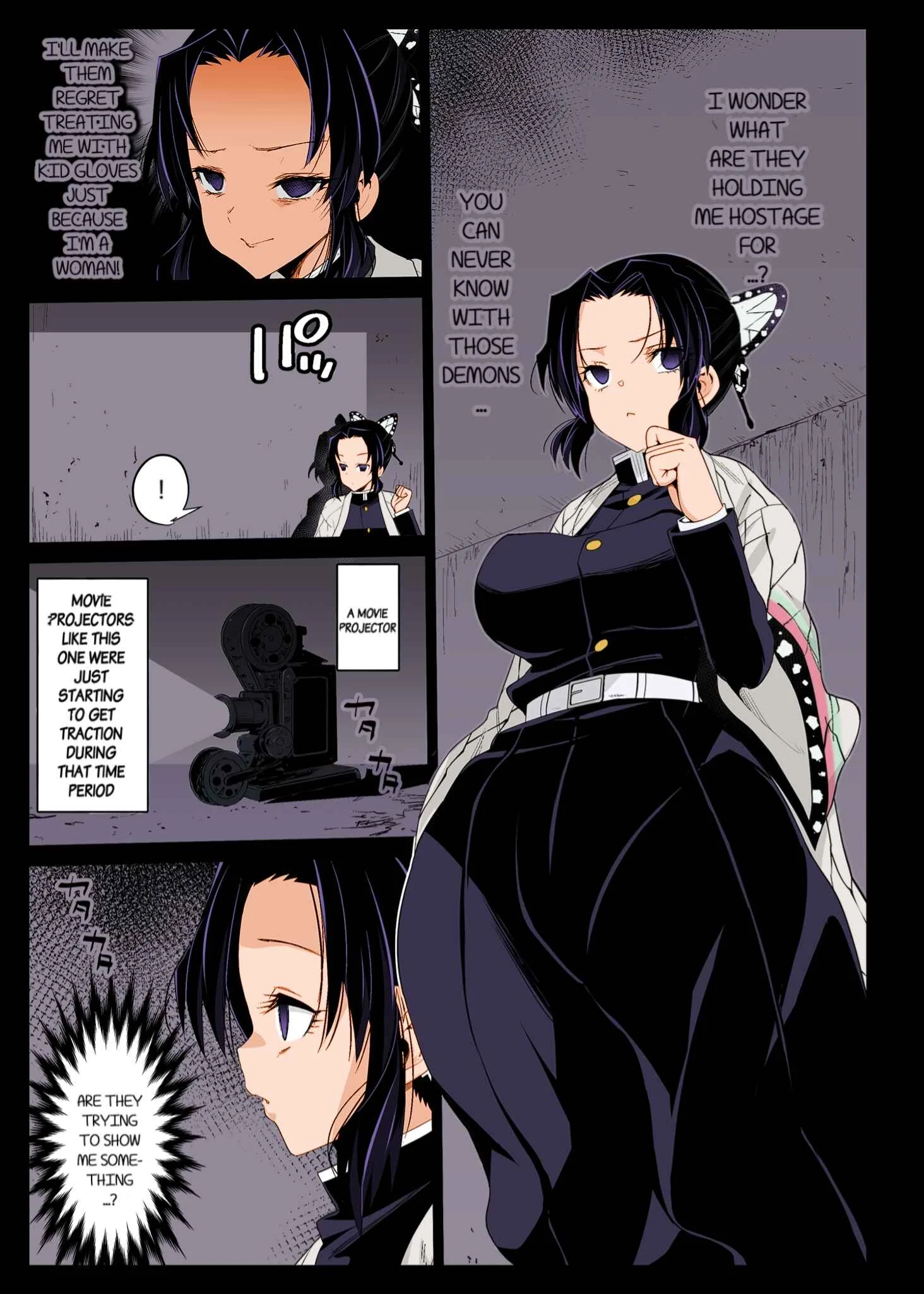 Kimetsu no Yaiba - Kimetsu no Urabon (Doujinshi) (Fan Colored) Chapter 2: Kochou Shinobu Kan ~Neteiru Aida ni Ossan Oni ni Okasareru~ (Fan Colored) - Page 4