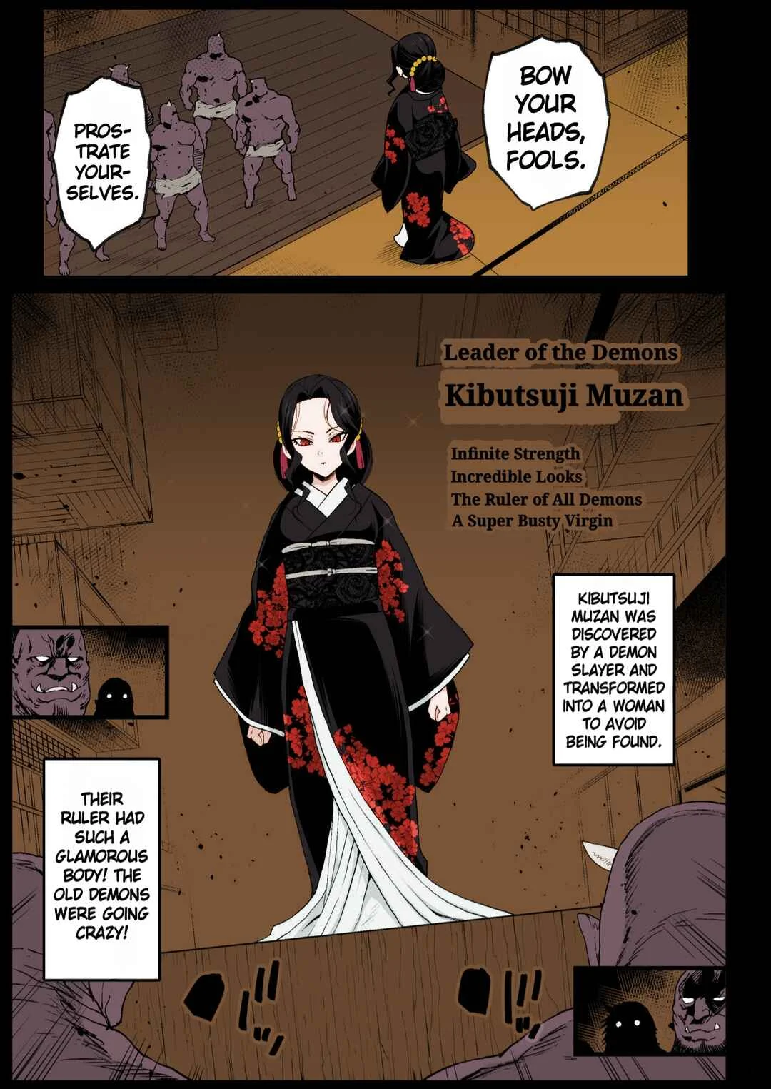 Kimetsu no Yaiba - Kimetsu no Urabon (Doujinshi) (Fan Colored) Chapter 4: Mesu Ochi Jou Muzan-sama - Page 2