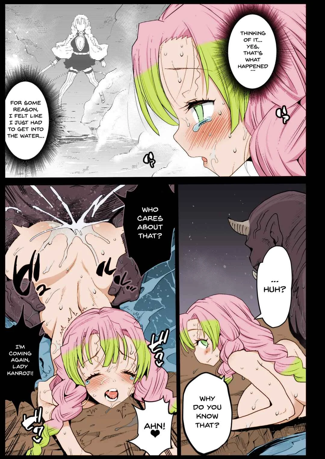 Kimetsu no Yaiba - Kimetsu no Urabon (Doujinshi) (Fan Colored) Chapter 5: Saimin Onsen Kanroji Mitsuri - Page 21