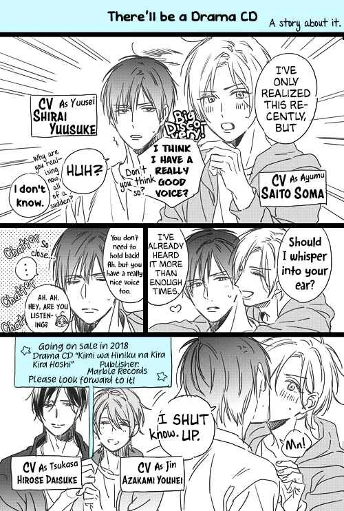 Kimi wa Hiniku na KiraKira Boshi Chapter 5: 5 + After Story + BLCD Extra - Page 44