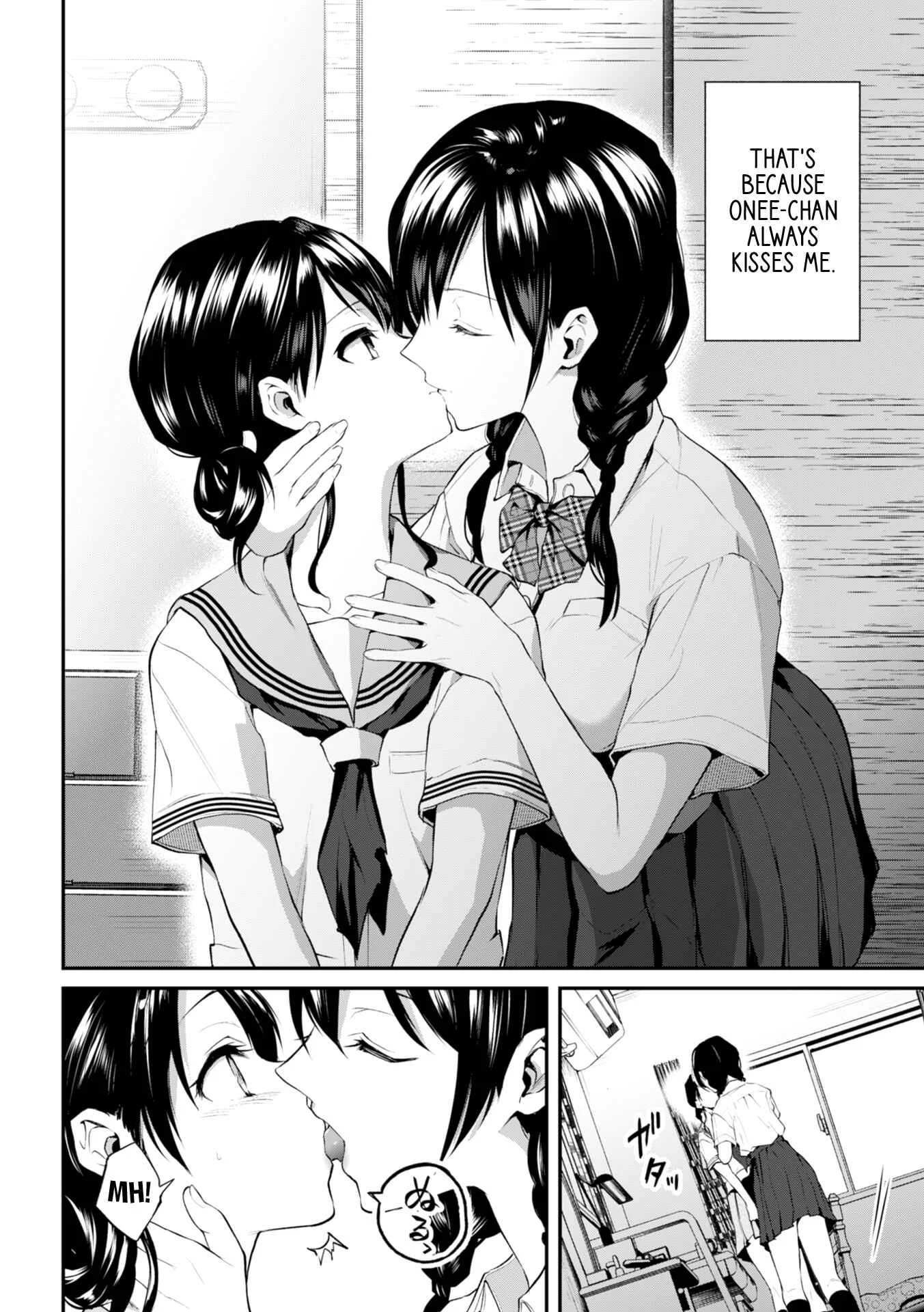 Kinshin Yuri Ecchi Chapter 2: Scary Kiss of My Sister (Nagashiro Rouge) - Page 2