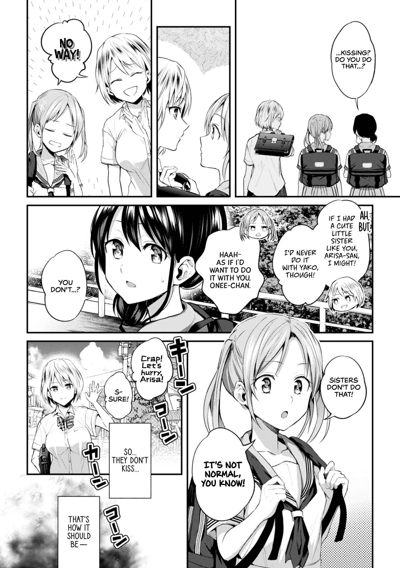 Kinshin Yuri Ecchi Chapter 2: Scary Kiss of My Sister (Nagashiro Rouge) - Page 6