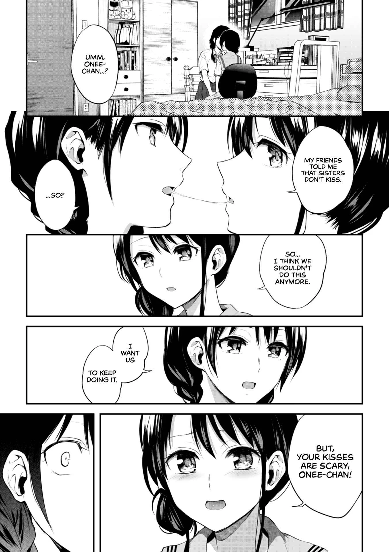 Kinshin Yuri Ecchi Chapter 2: Scary Kiss of My Sister (Nagashiro Rouge) - Page 7