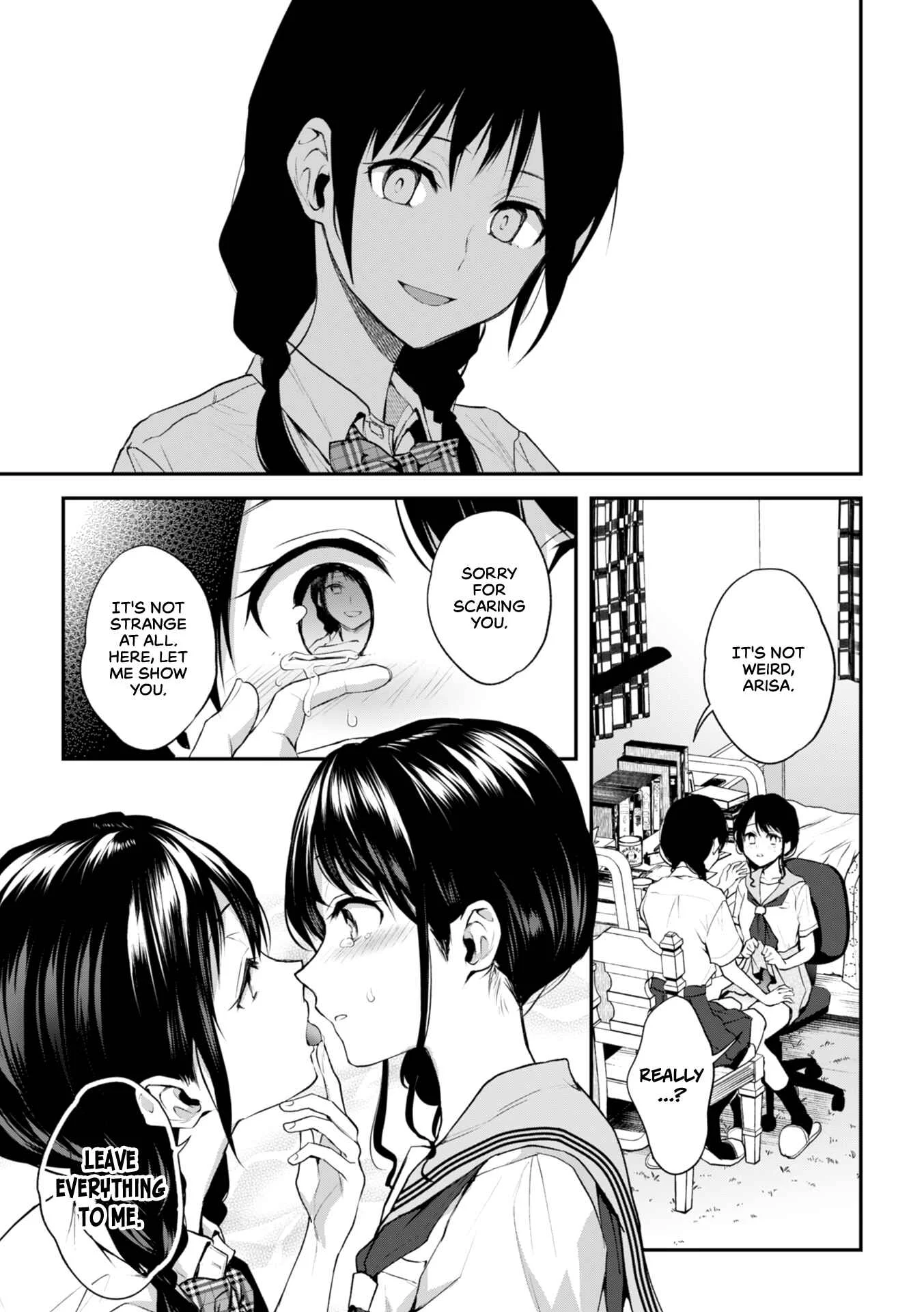 Kinshin Yuri Ecchi Chapter 2: Scary Kiss of My Sister (Nagashiro Rouge) - Page 9