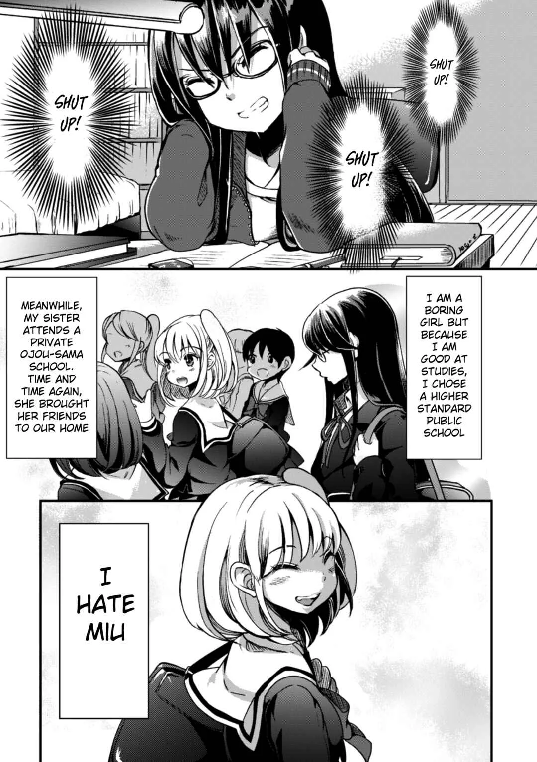 Kinshin Yuri Ecchi Chapter 3: My Little Sister is the Sun (Gouda Nagi) - Page 6