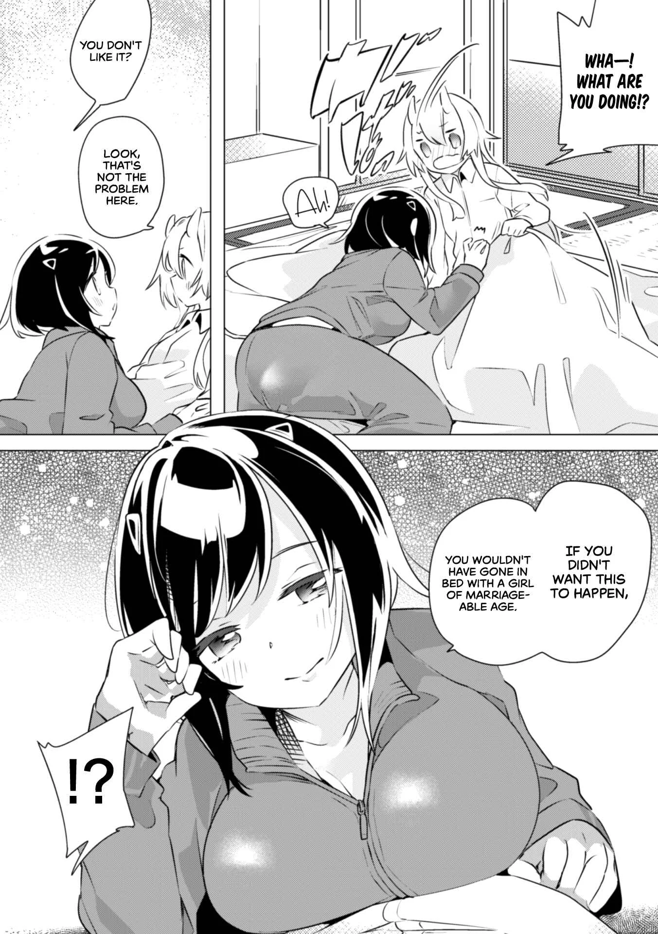 Kinshin Yuri Ecchi Chapter 4: Oniai! (Wakadori Nikomi) - Page 6