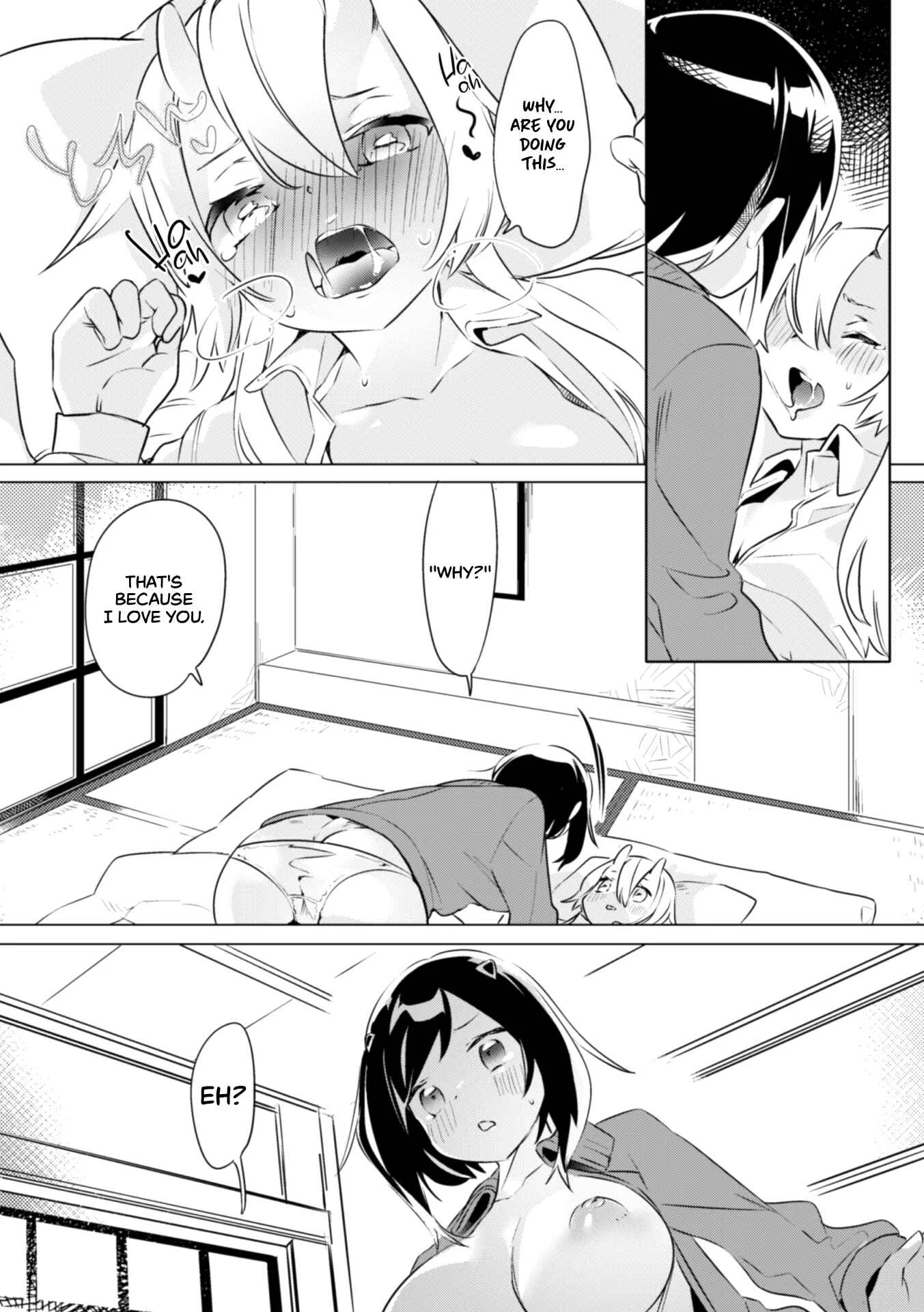 Kinshin Yuri Ecchi Chapter 4: Oniai! (Wakadori Nikomi) - Page 10