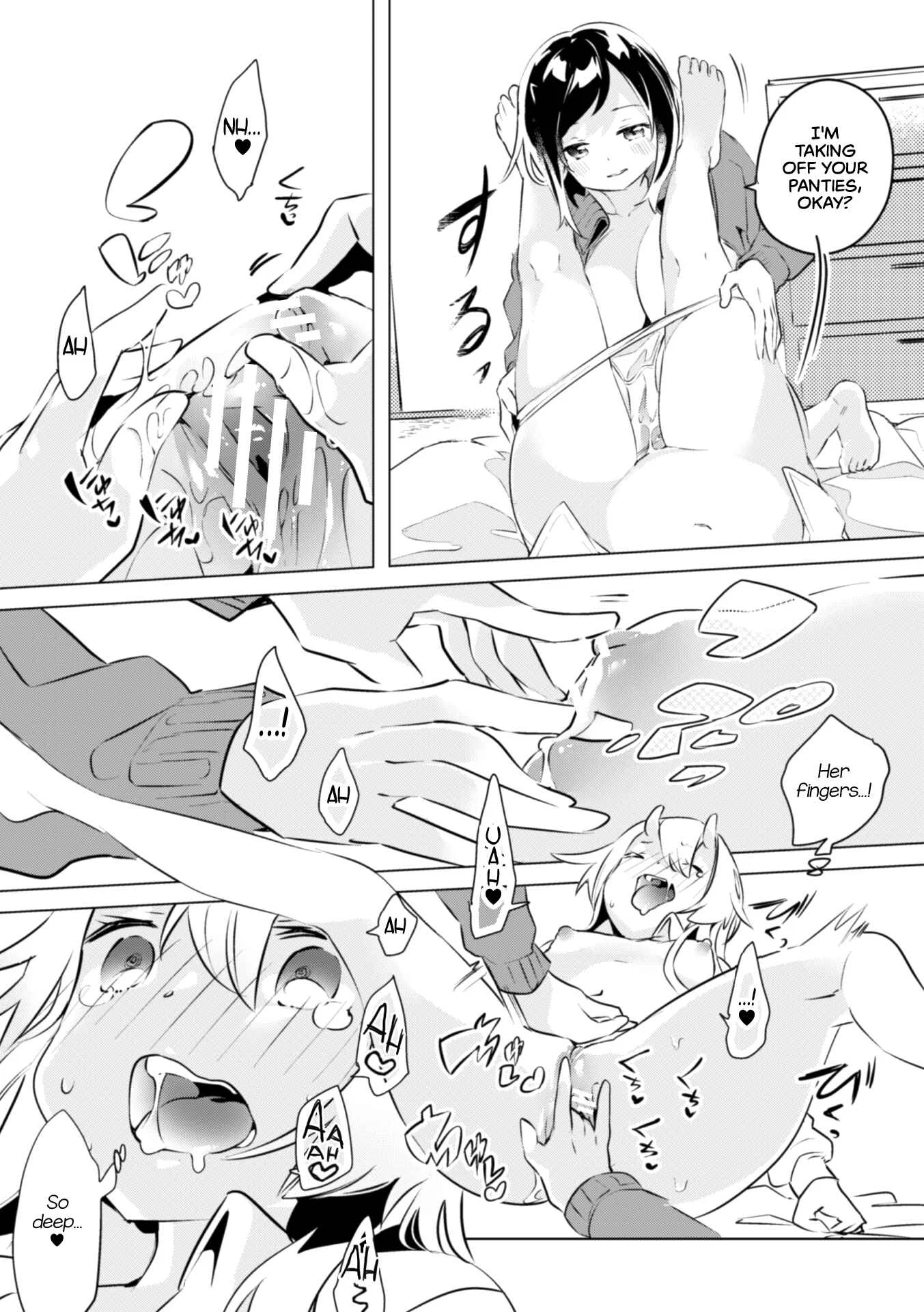 Kinshin Yuri Ecchi Chapter 4: Oniai! (Wakadori Nikomi) - Page 12