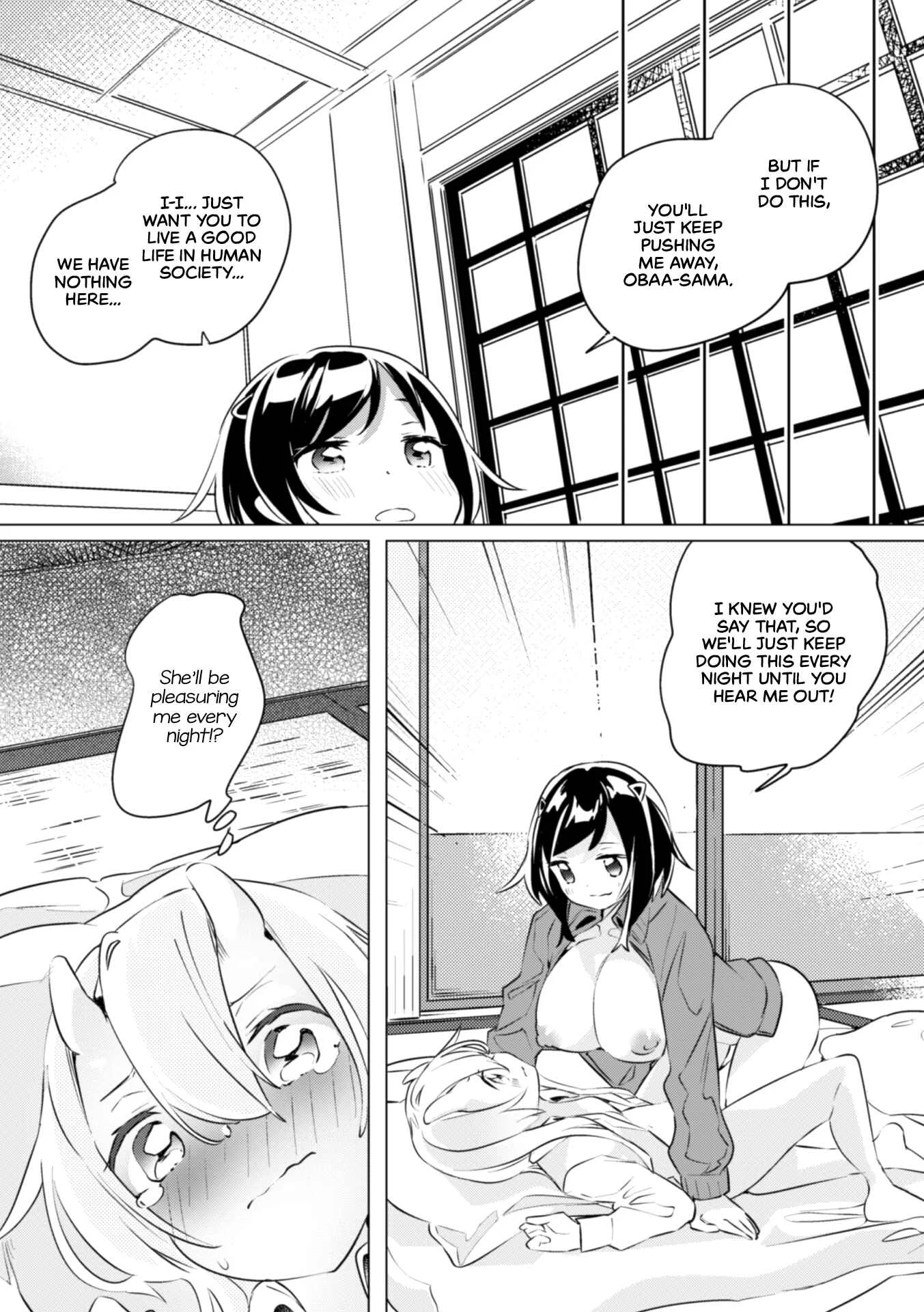 Kinshin Yuri Ecchi Chapter 4: Oniai! (Wakadori Nikomi) - Page 14