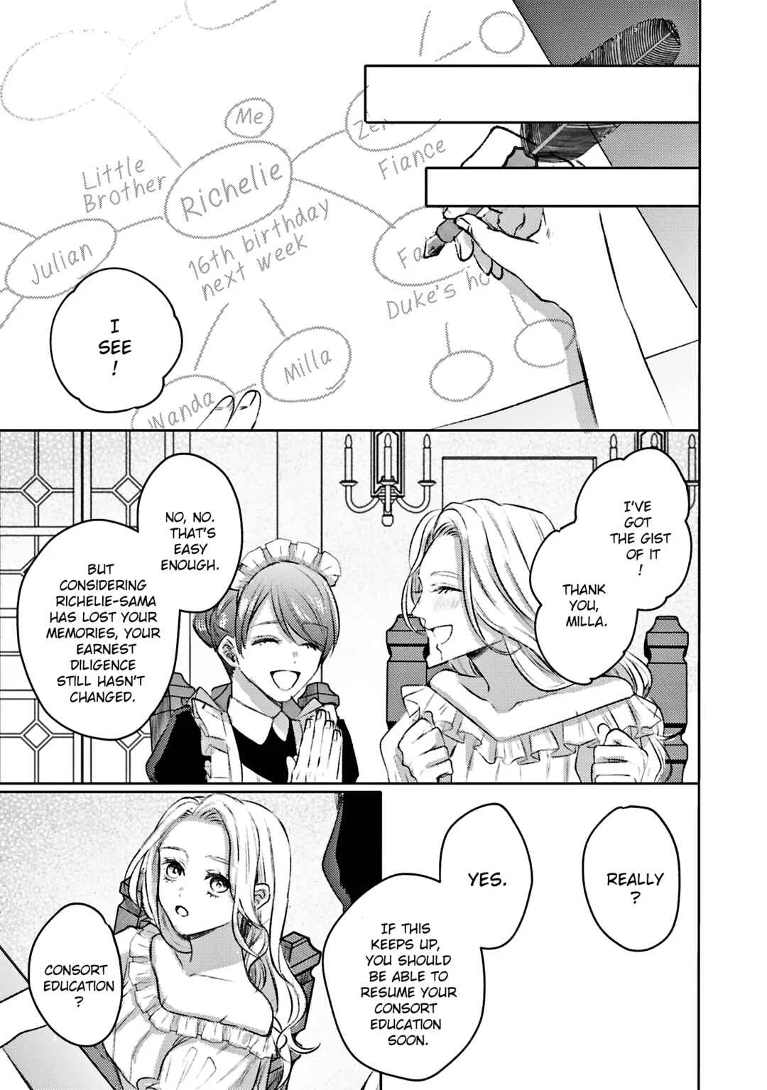 Ko, Konna Ikemen ga Watashi no Osananajimi de Kon'yakusha Desutte? Sasuga Akuyaku Reijou, Sore Kurai no Utsuwa Janakereba Konna Taiyaku Tsutomaranai Wa Chapter 3 - Page 12