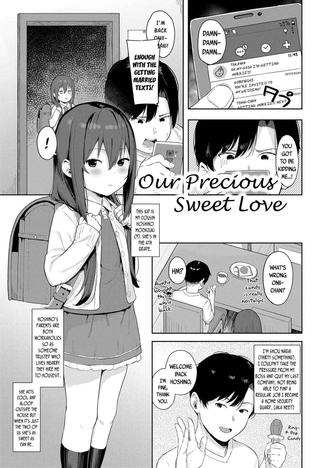 Koakuma-tachi ga Yattekita! Chapter 3: Our Precious Sweet Love - Page 1