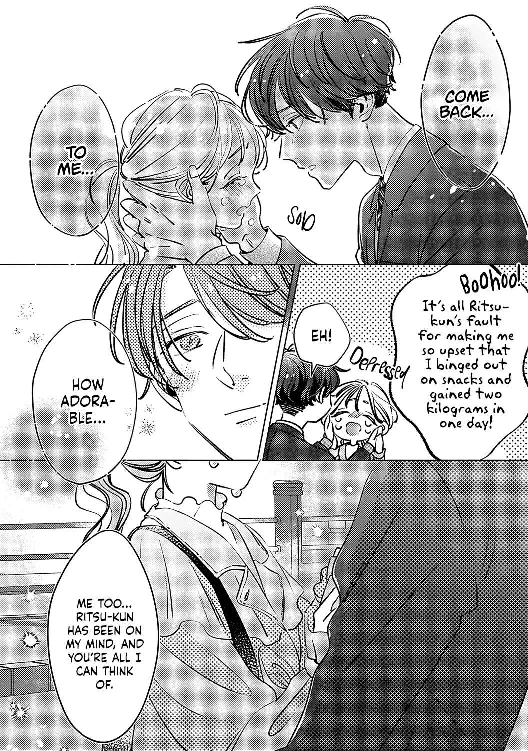 Koi no Mae ni, Amaku Hajimete. Hikaeme Elite-kun ga Watashi ni Dake Hatsujou shite imasu Chapter 5 - Page 14