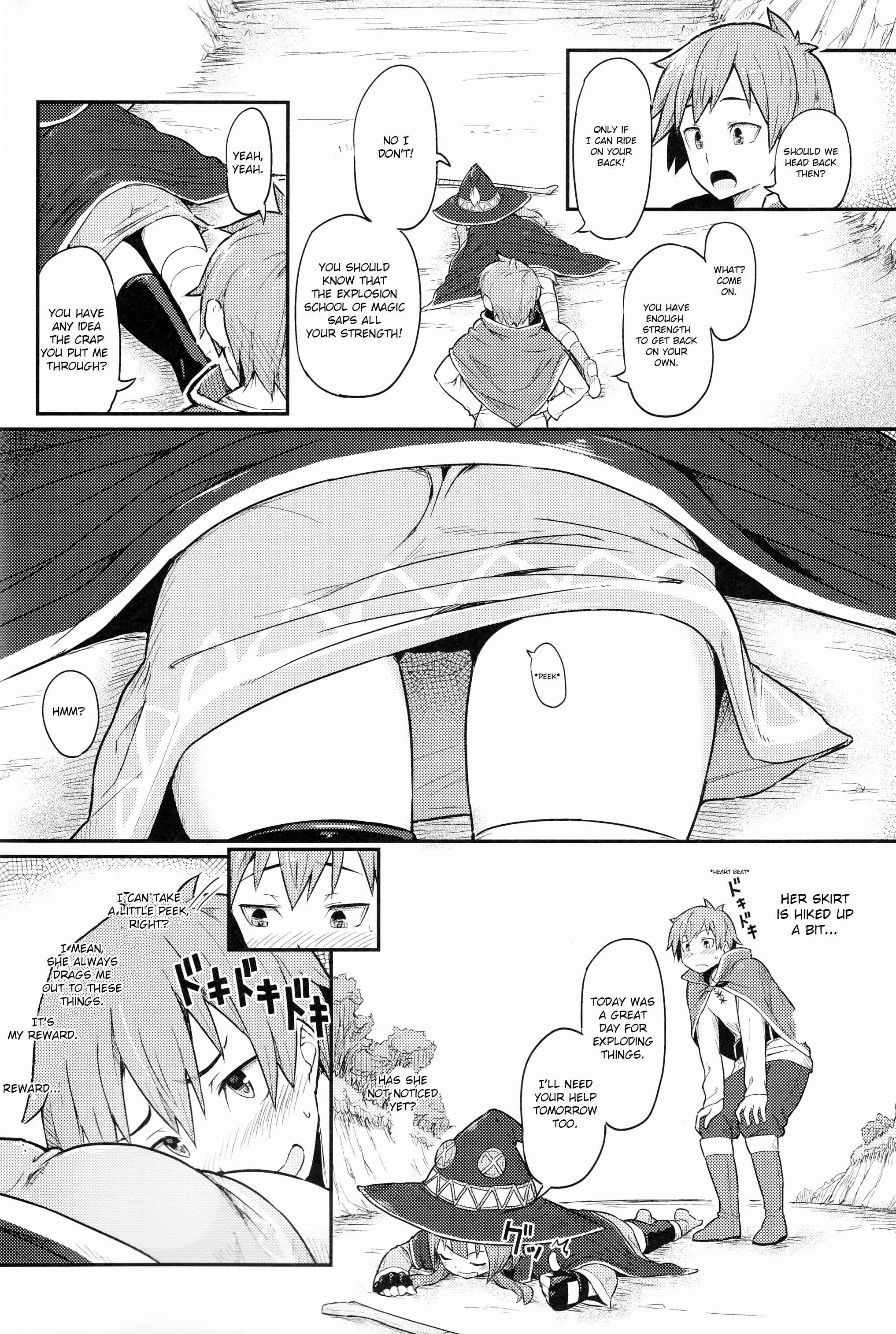 Kono Subarashii Sekai ni Shukufuku wo! - Kono Bakuretsudou ni Gohoubi o! (Doujinshi) Chapter 1 - Page 3