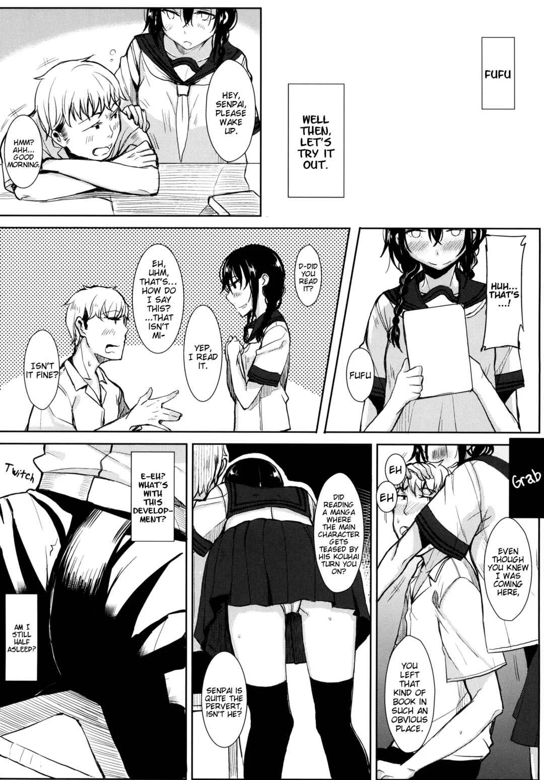 Kouhai-chan ni Eroi Koto Sareru Hon Chapter 1 - Page 3