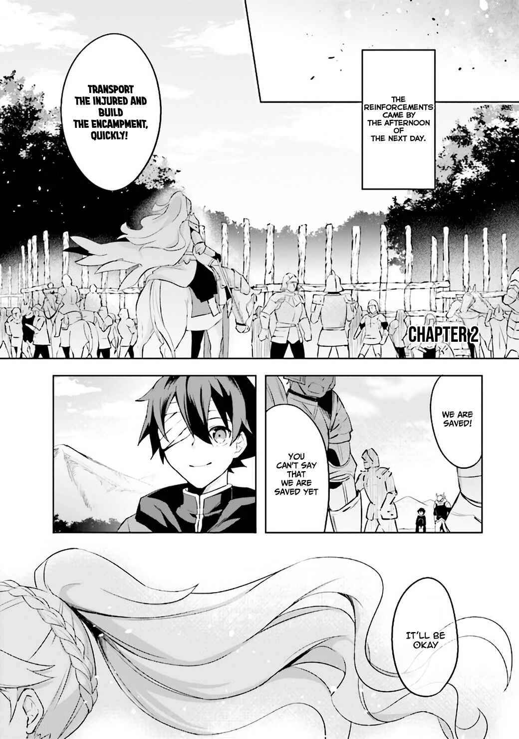 Kuro no Senki: Isekai Teni Shita Boku ga Saikyou na no wa Bed no Ue dake no You desu Chapter 2.1 - Page 2