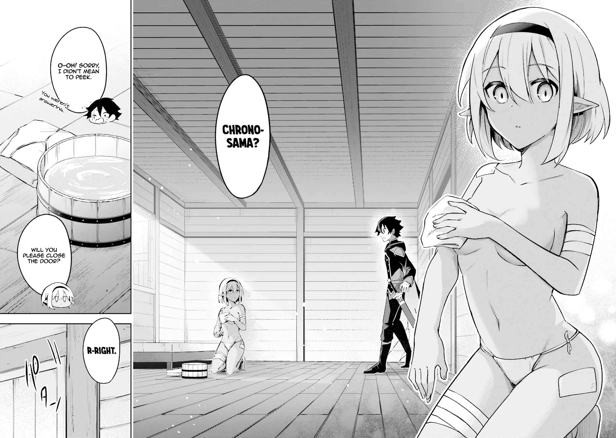 Kuro no Senki: Isekai Teni Shita Boku ga Saikyou na no wa Bed no Ue dake no You desu Chapter 2.2 - Page 8