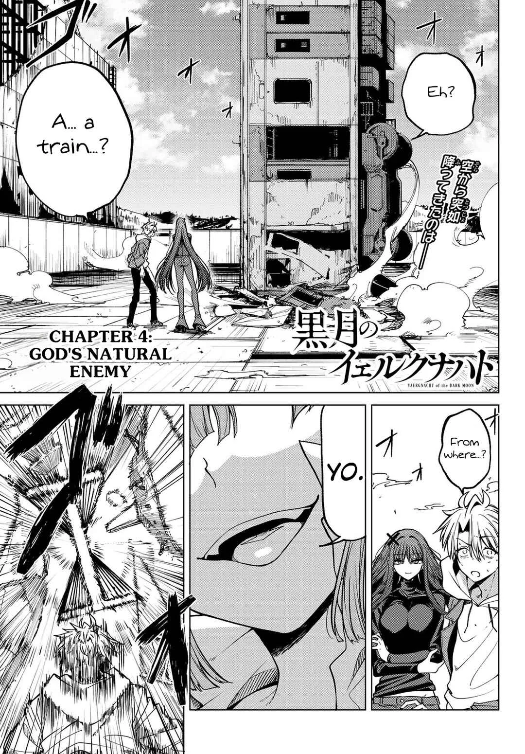 Kurotsuki no Yaergnacht Chapter 4: God's Natural Enemy - Page 1