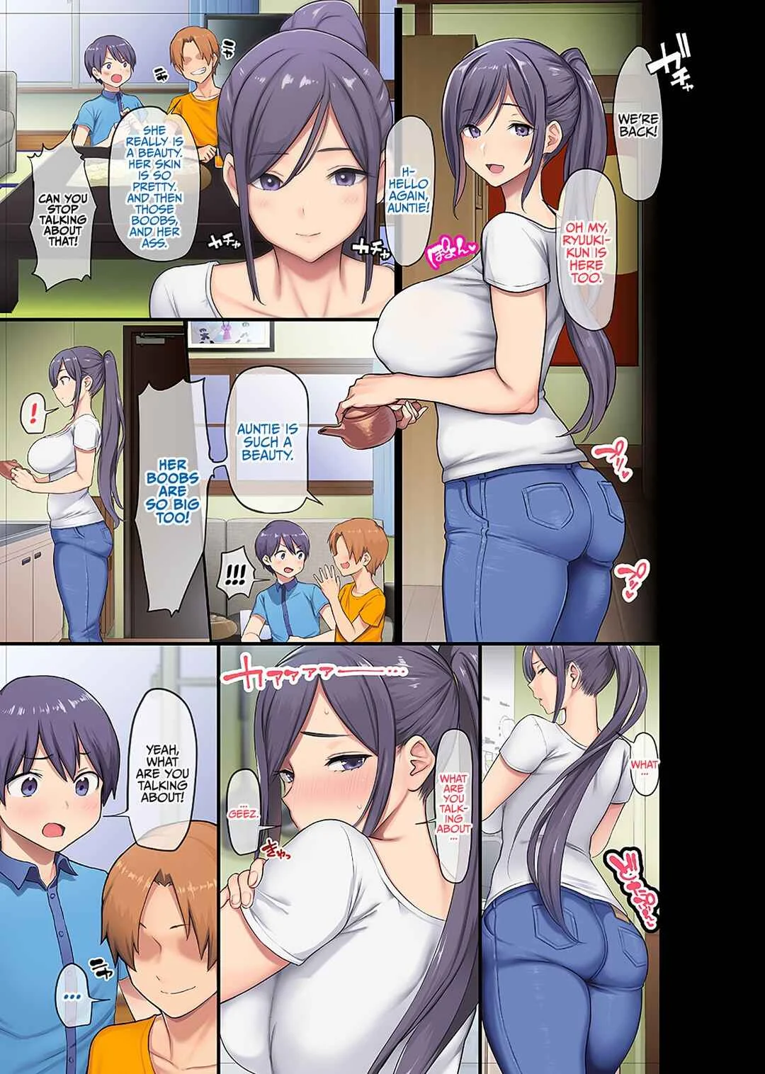 Kyonyuu Miboujin to Musuko no Waruui Otomodachi Chapter 1 - Page 4