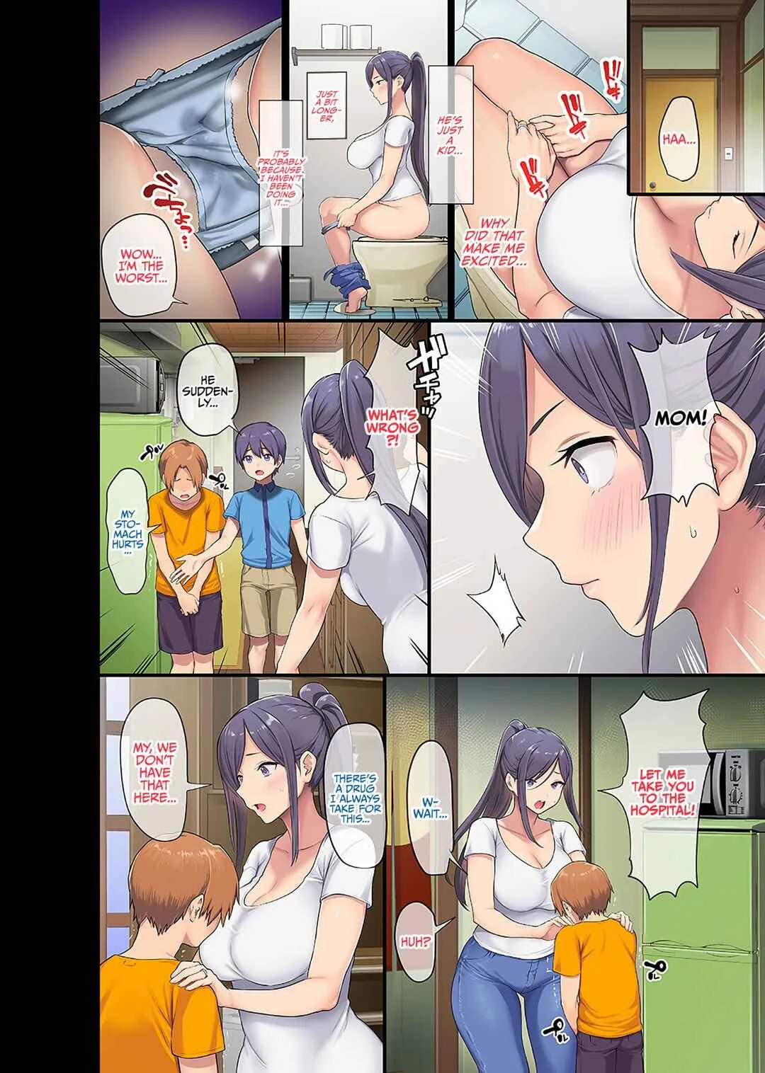 Kyonyuu Miboujin to Musuko no Waruui Otomodachi Chapter 1 - Page 5