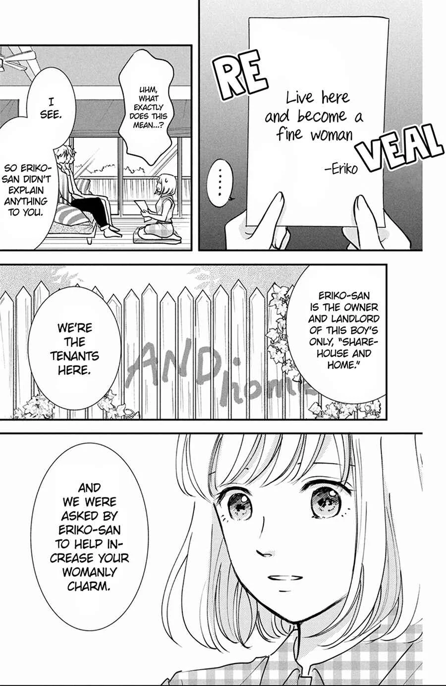 Kyou kara, Kimi o Share Shimasu. Chapter 1 - Page 15