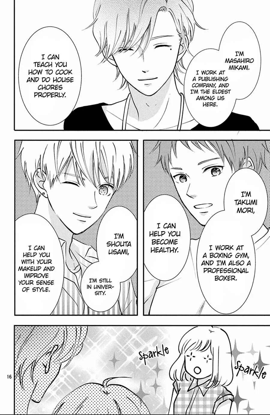Kyou kara, Kimi o Share Shimasu. Chapter 1 - Page 17