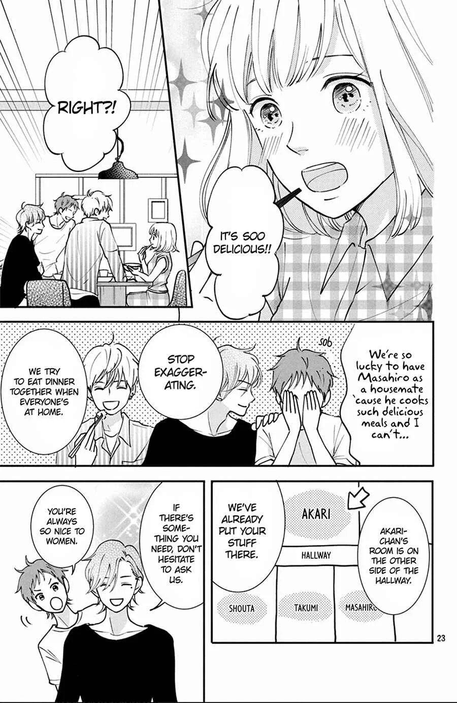 Kyou kara, Kimi o Share Shimasu. Chapter 1 - Page 24