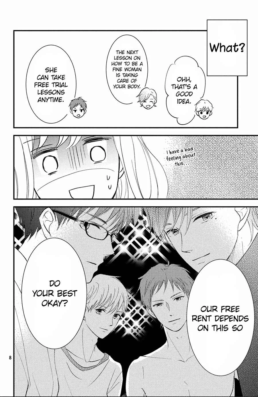 Kyou kara, Kimi o Share Shimasu. Chapter 5 - Page 9