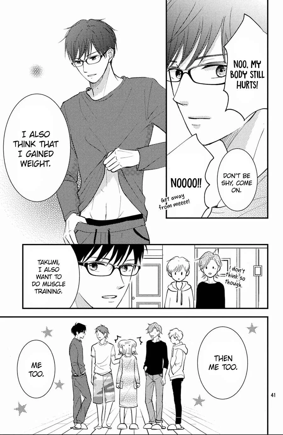 Kyou kara, Kimi o Share Shimasu. Chapter 5 - Page 42