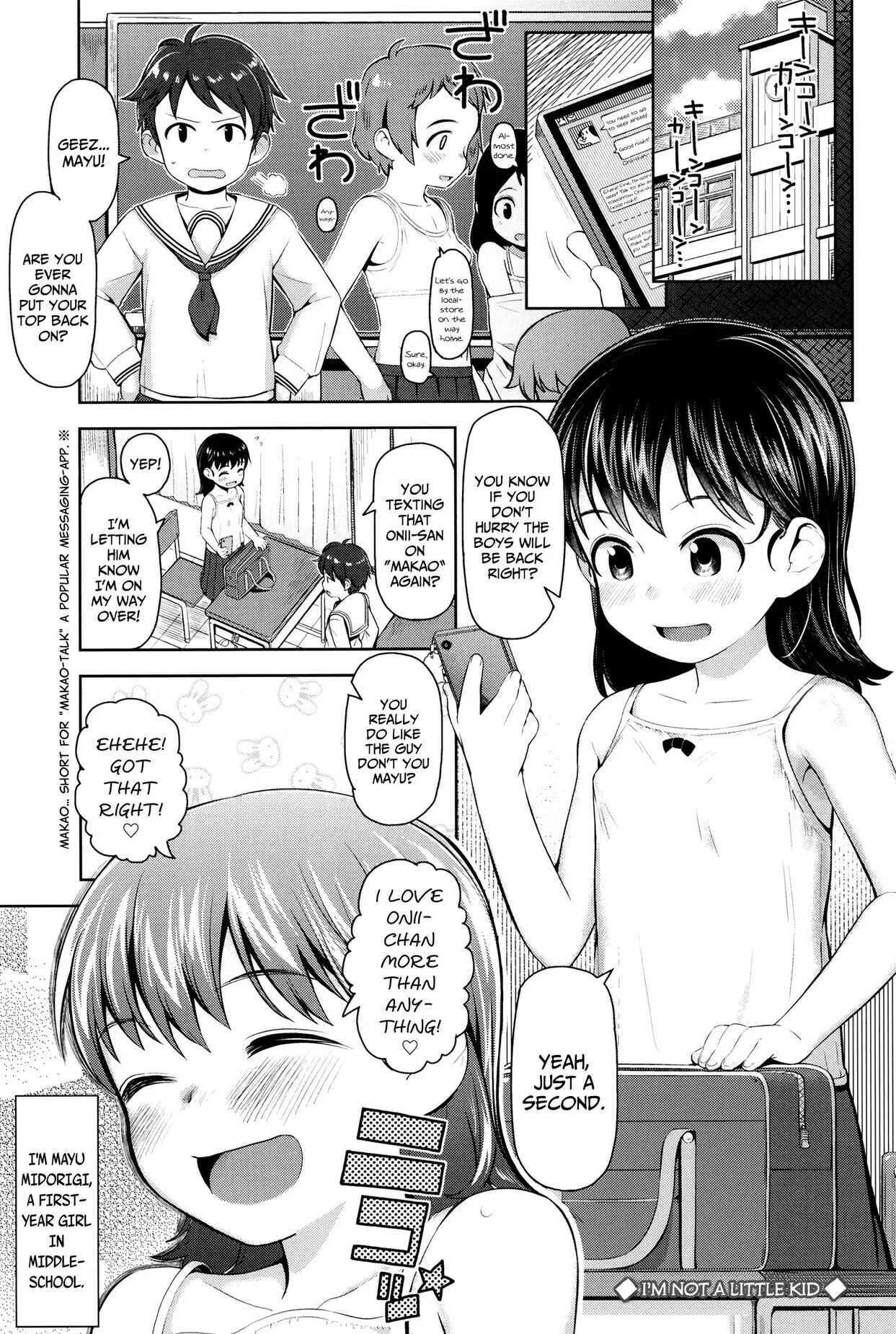 Kyou wa Nani shiyou ka? Chapter 5: I'm Not a Little Kid - Page 1