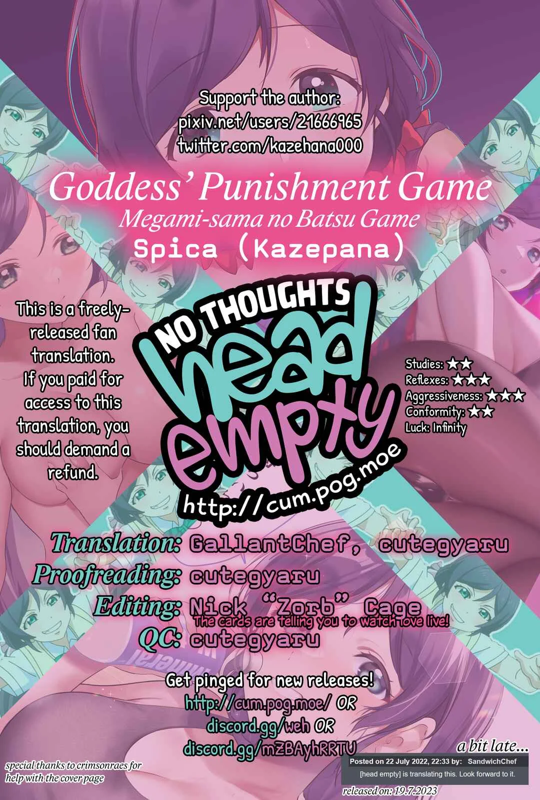 Love Live! - Goddess’ Punishment Game Chapter 1 - Page 28