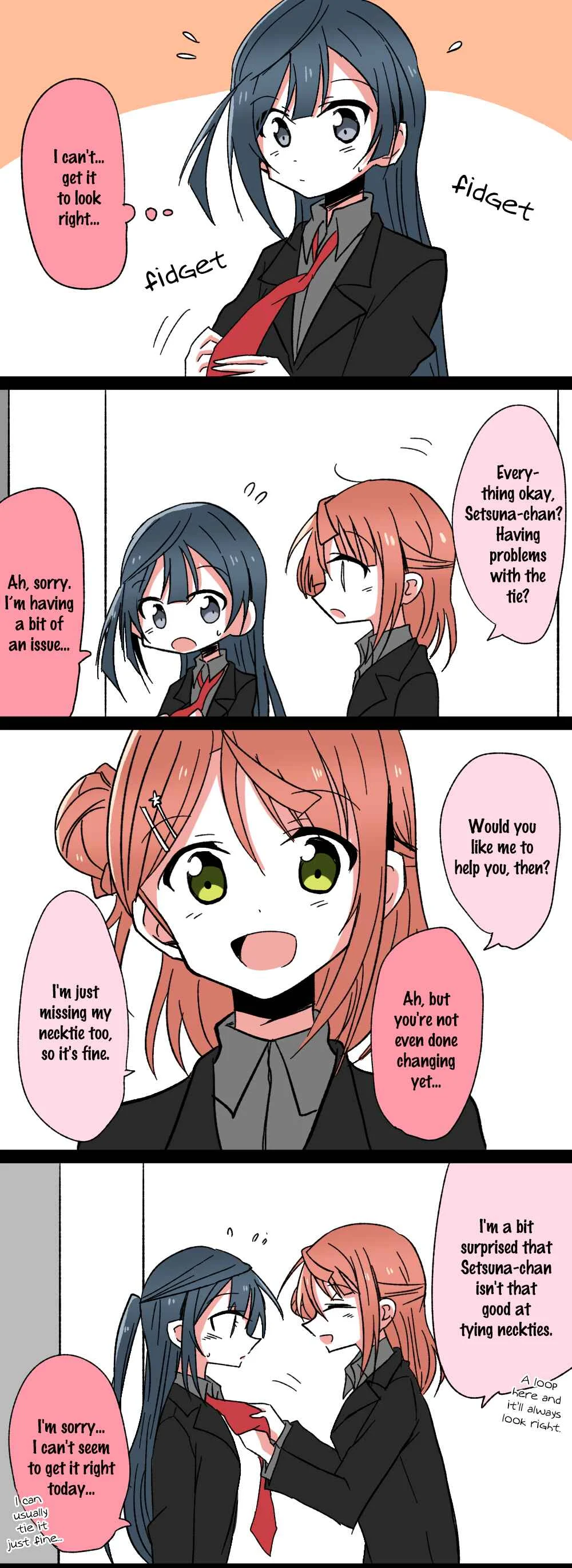 Love Live! - Nijigasaki Academy School Idol Club (Doujinshi) Chapter 5: SetsuAyu Neck-tying by Drill - Page 1