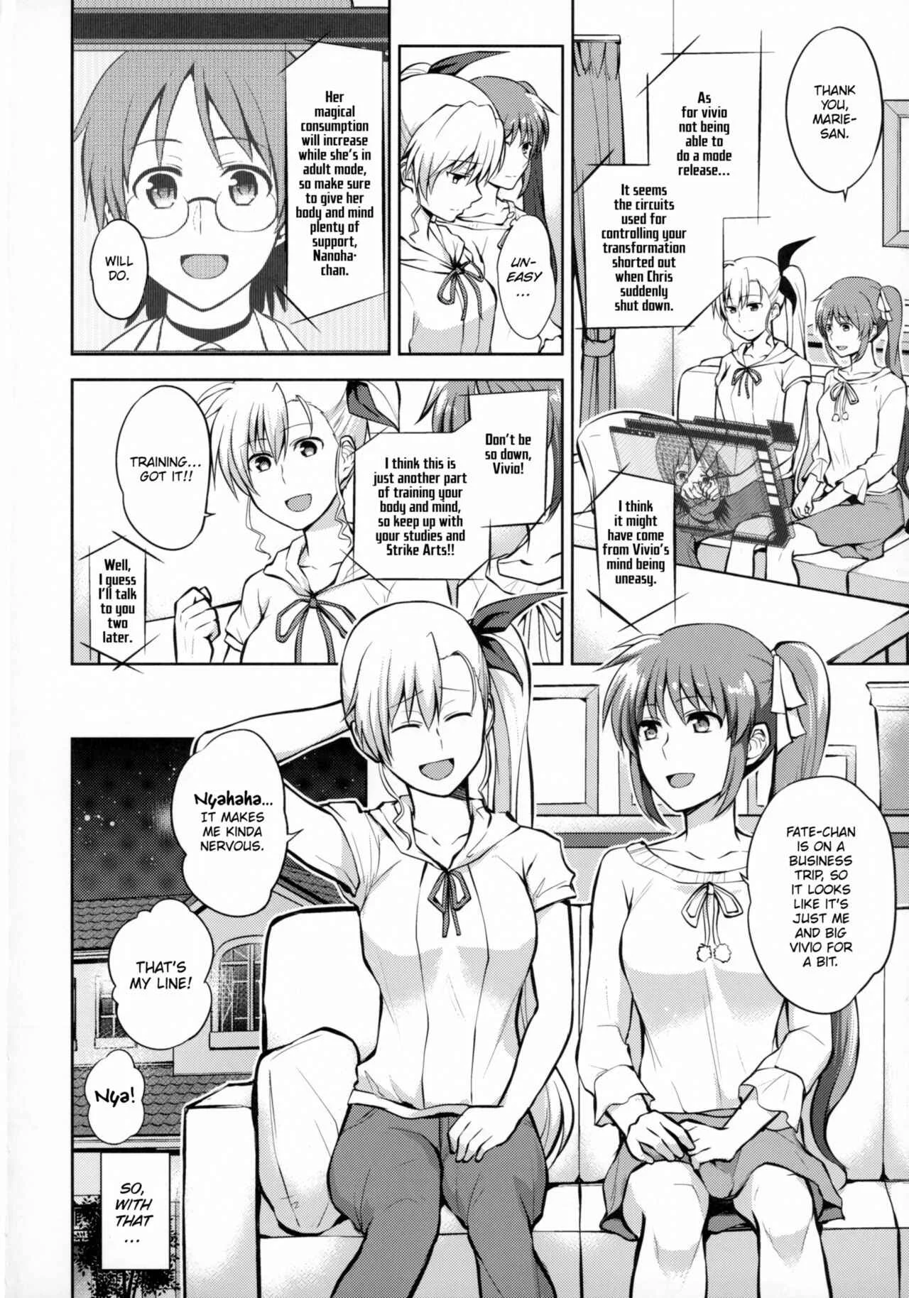 Mahou Shoujo Lyrical Nanoha - Mama to Musume no Otona Step (Doujinshi) Chapter 1 - Page 7