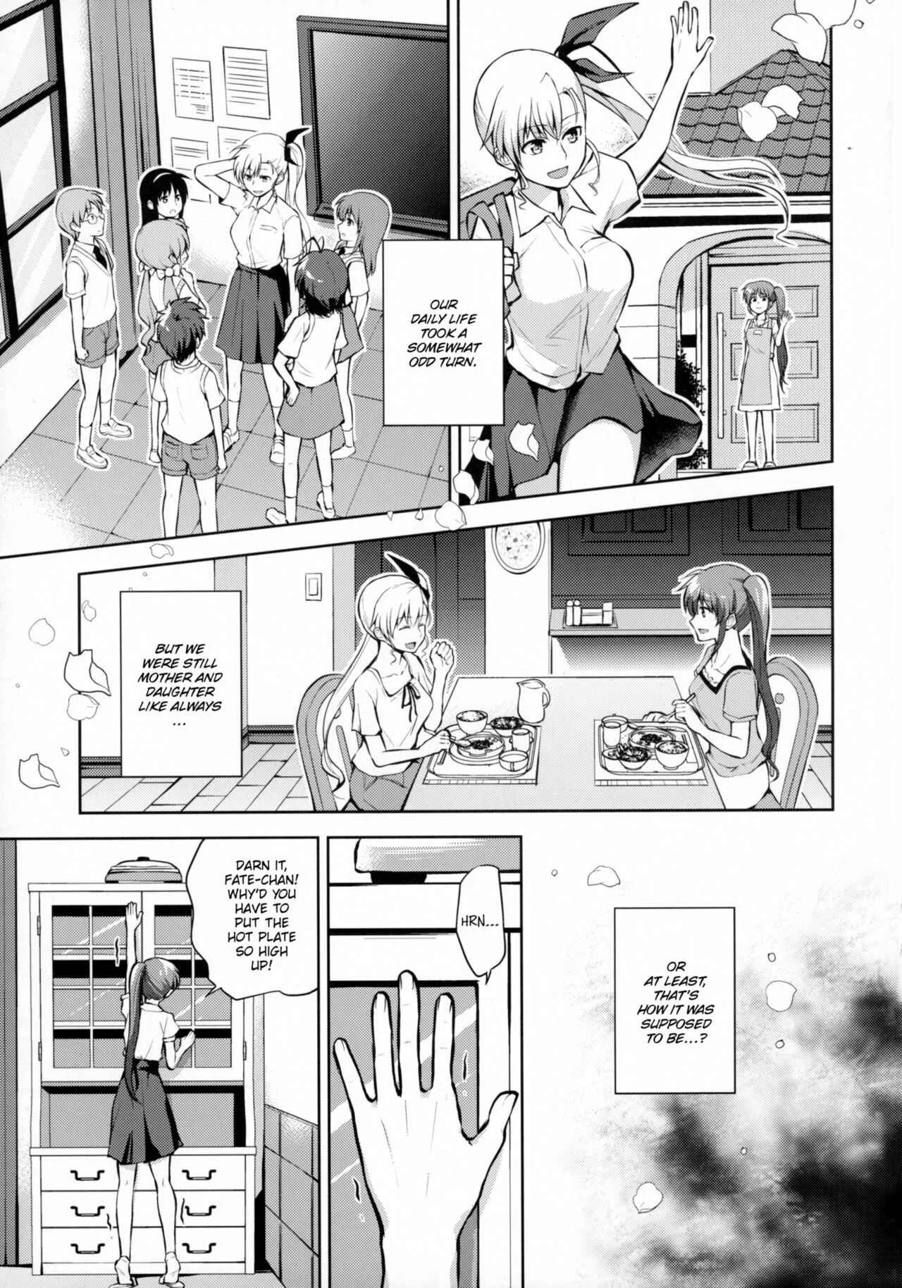 Mahou Shoujo Lyrical Nanoha - Mama to Musume no Otona Step (Doujinshi) Chapter 1 - Page 8