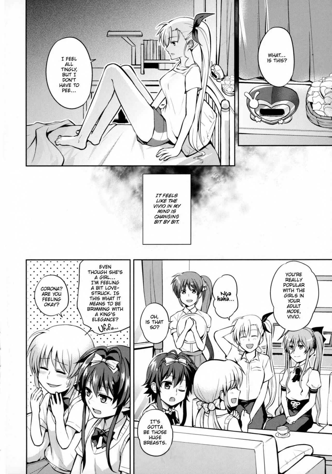 Mahou Shoujo Lyrical Nanoha - Mama to Musume no Otona Step (Doujinshi) Chapter 1 - Page 13