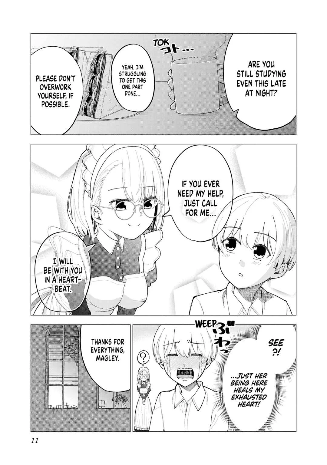 Maid-san wa Kyuuketsuki Chapter 1 - Page 7