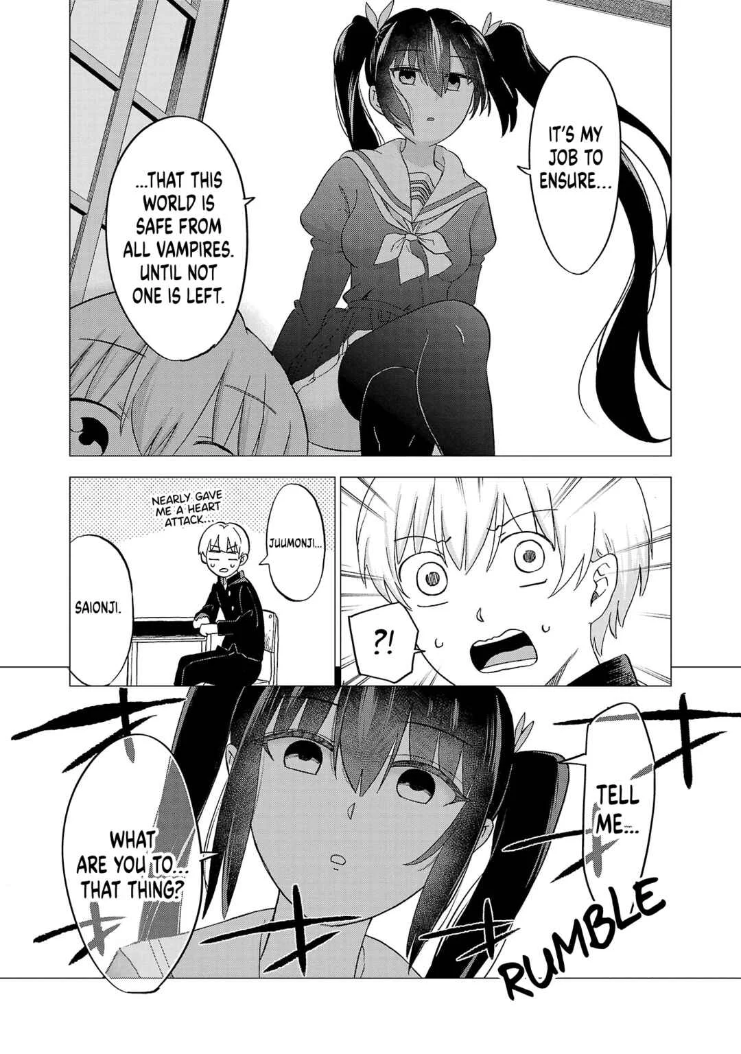 Maid-san wa Kyuuketsuki Chapter 13 - Page 3